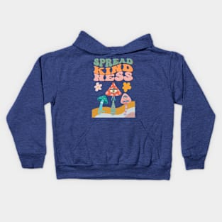 Spread kindness vintage poster Kids Hoodie